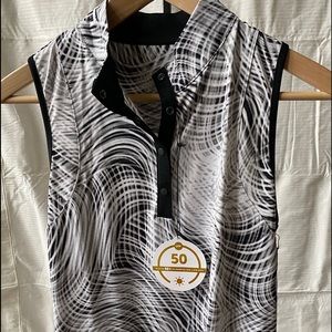 Tail White Label Golf Polo (gray, black, white)